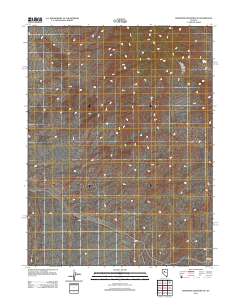 Shoshone Meadows NE 2011 topographic map thumbnail