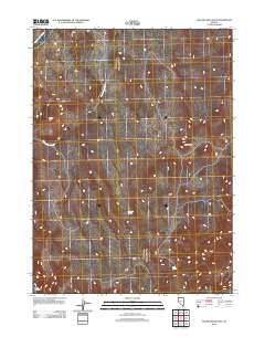 Yellow Hills East 2011 topographic map thumbnail