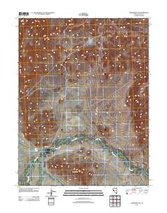 Parker Butte 2011 topographic map thumbnail