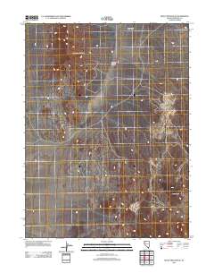 Seven Troughs SE 2011 topographic map thumbnail