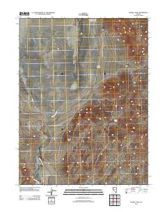 Russell Peak 2011 topographic map thumbnail