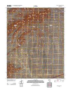 Moapa Peak 2012 topographic map thumbnail