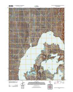 Rye Patch Reservoir North 2011 topographic map thumbnail