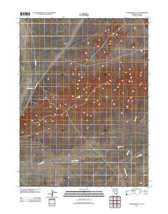 Tumbleweed Flat 2012 topographic map thumbnail