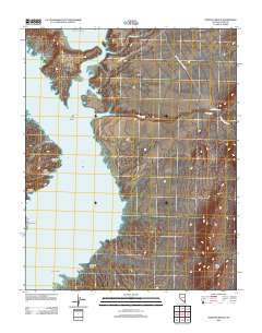 Overton Beach 2012 topographic map thumbnail