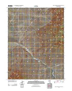West of Bellevue Peak 2012 topographic map thumbnail
