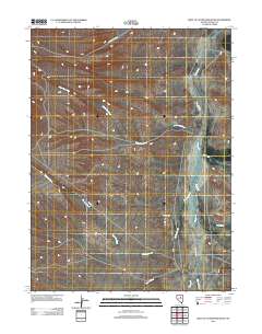 West of Coffin Mountain 2012 topographic map thumbnail
