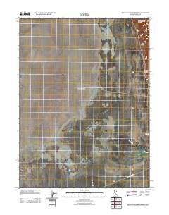 West of Diamond Springs 2012 topographic map preview