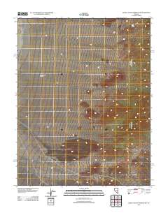Quinn Canyon Springs NW 2012 topographic map thumbnail
