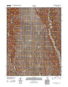 Terry Benches 2012 topographic map thumbnail