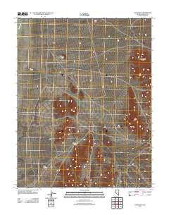 The Bluffs 2012 topographic map thumbnail