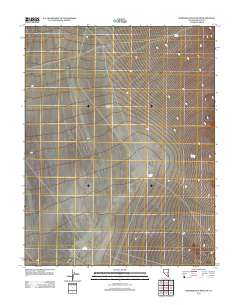 Worthington Peak SW 2012 topographic map thumbnail