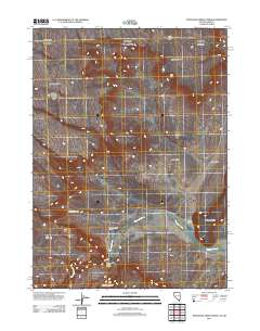 Thousand Creek Gorge 2011 topographic map thumbnail