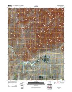 Wabuska 2011 topographic map thumbnail
