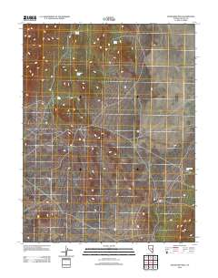 Silver King Well 2012 topographic map thumbnail