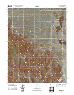 Silver Peak 2012 topographic map thumbnail