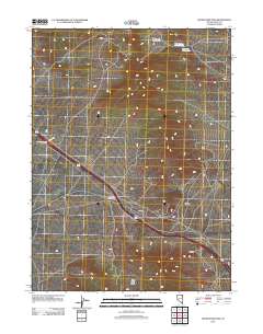 Silver Zone Pass 2012 topographic map thumbnail