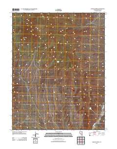 Weepah Spring 2012 topographic map thumbnail