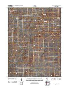 Sawtooth Knob 2011 topographic map thumbnail