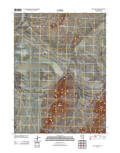 Delcer Buttes 2012 topographic map thumbnail