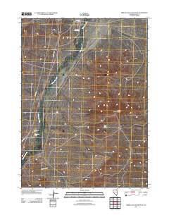 Middle Stack Mountain 2012 topographic map preview