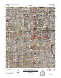 Las Vegas SW 2012 topographic map thumbnail