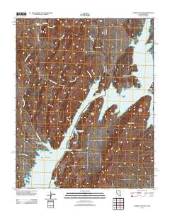 Iceberg Canyon 2012 topographic map thumbnail