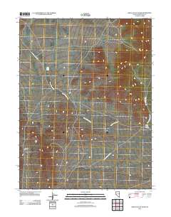 Grass Valley Wash 2012 topographic map thumbnail