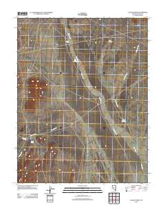 Coyote Spring 2012 topographic map thumbnail