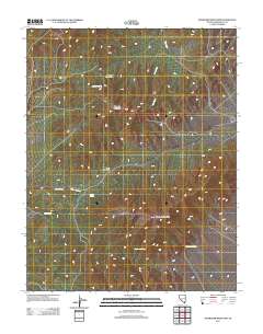 Magruder Mountain 2011 topographic map thumbnail