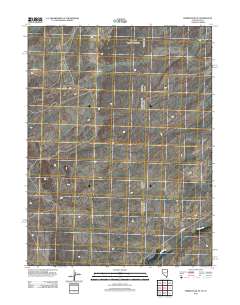 Ferber Peak SE 2012 topographic map thumbnail