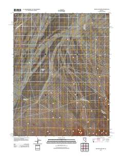 Moody Peak NW 2012 topographic map thumbnail