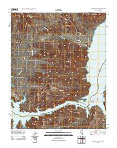 Hiller Mountains 2012 topographic map thumbnail