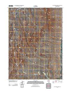 Hot Springs Creek 2012 topographic map thumbnail