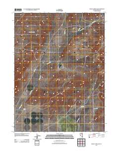 Rodeo Creek NW 2012 topographic map thumbnail