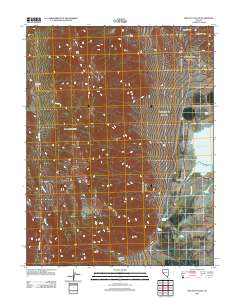Pine Nut Valley 2012 topographic map thumbnail