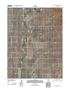 Moorman Spring SE 2012 topographic map thumbnail