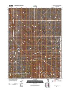 Oregon Canyon 2012 topographic map thumbnail