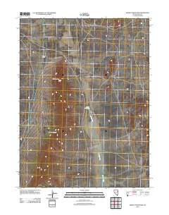 Kinsley Mountains 2012 topographic map thumbnail