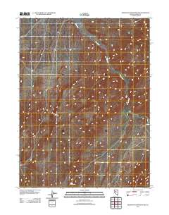 Manhattan Mountain NW 2011 topographic map thumbnail