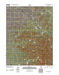 Schoolmarm Basin 2012 topographic map thumbnail