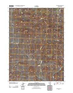 The Baldies 2012 topographic map thumbnail