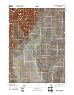 Blue Wing Flat North 2011 topographic map thumbnail