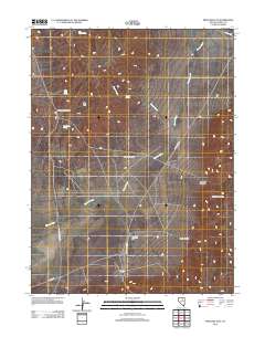 Frenchie Flat 2012 topographic map thumbnail