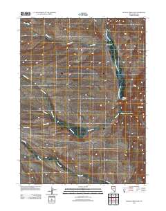 Mahala Creek East 2012 topographic map thumbnail