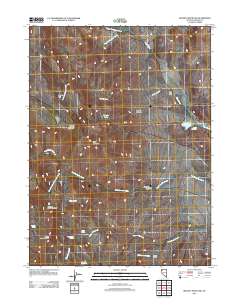 Melody Mountain 2011 topographic map thumbnail