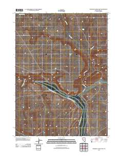 Peterson Table East 2012 topographic map thumbnail