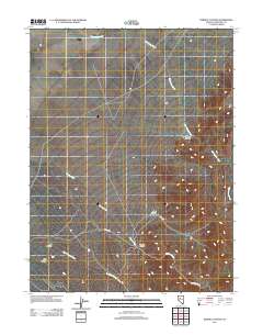 Bernice Canyon 2011 topographic map thumbnail