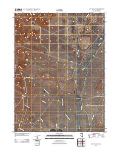 Dry Hills South 2011 topographic map thumbnail