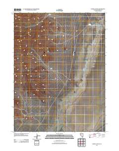 Fisher Canyon 2011 topographic map thumbnail